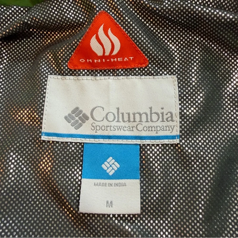 Columbia Lightweight Puffer Vest in Bright Green Sz M - Picture 4 of 9